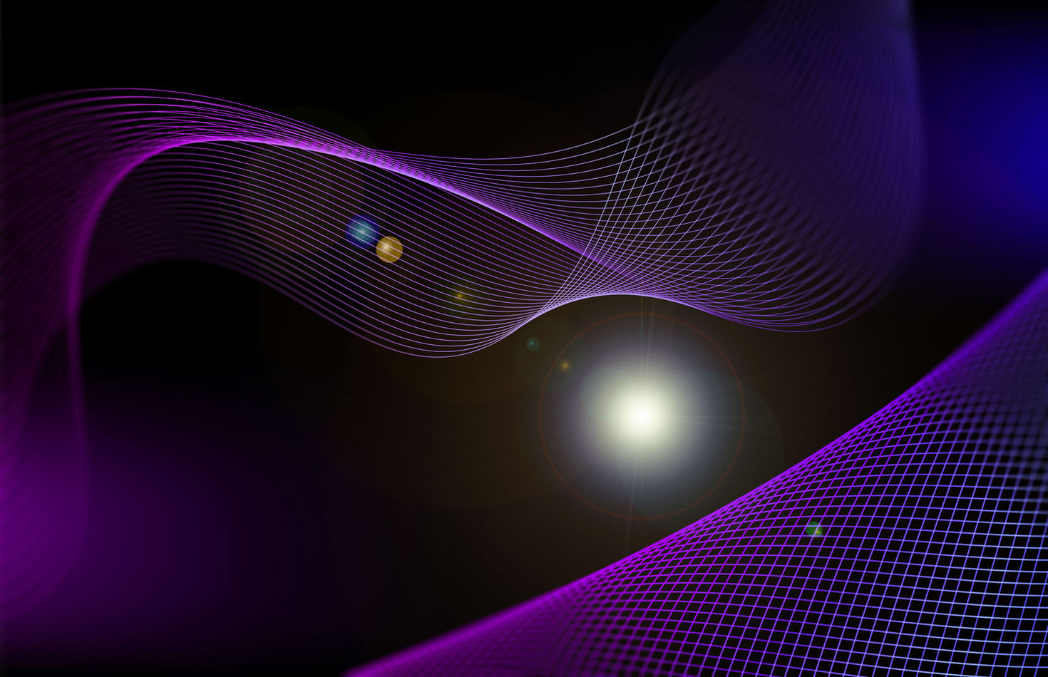 Purple wave visual